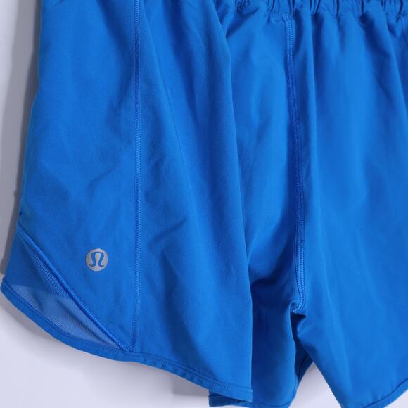 LULULEMON Hotty Hot Low Rise Short 4" Symphony Blue Running Active Women's 8 - Picture 5 of 6